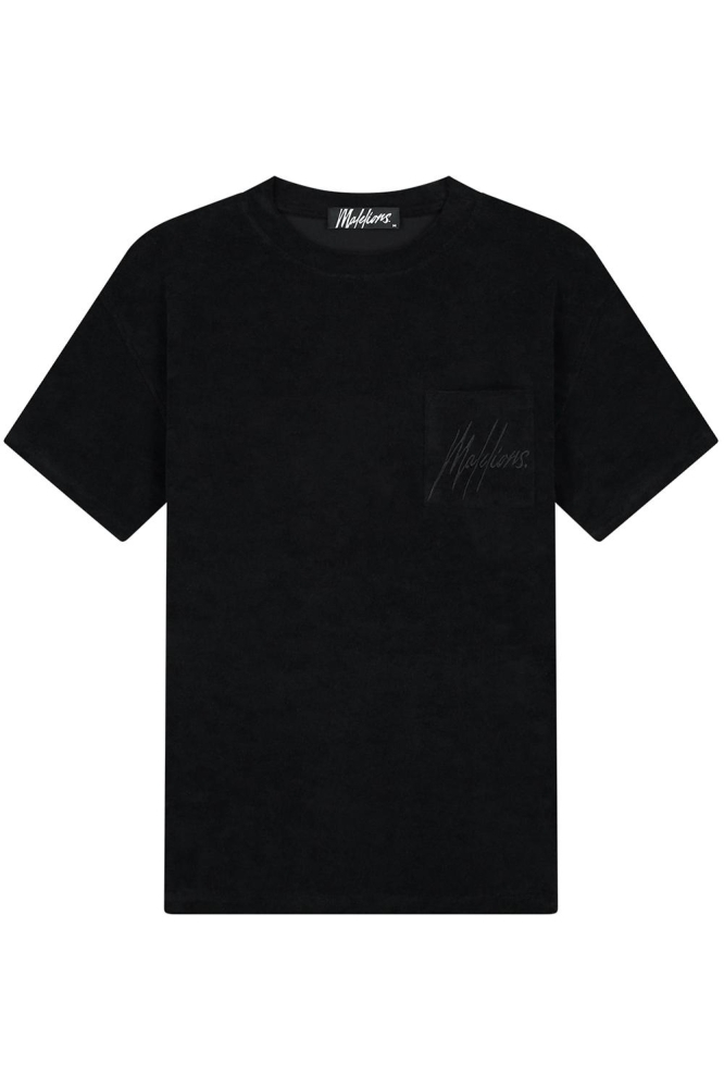 SIGNATURE TOWELLING T SHIRT MM3 SS25 25 900 BLACK